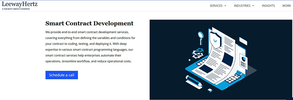 LeewayHertz smart contract development company
