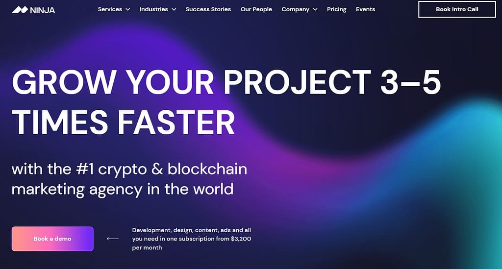 NinjaPromo website screenshot