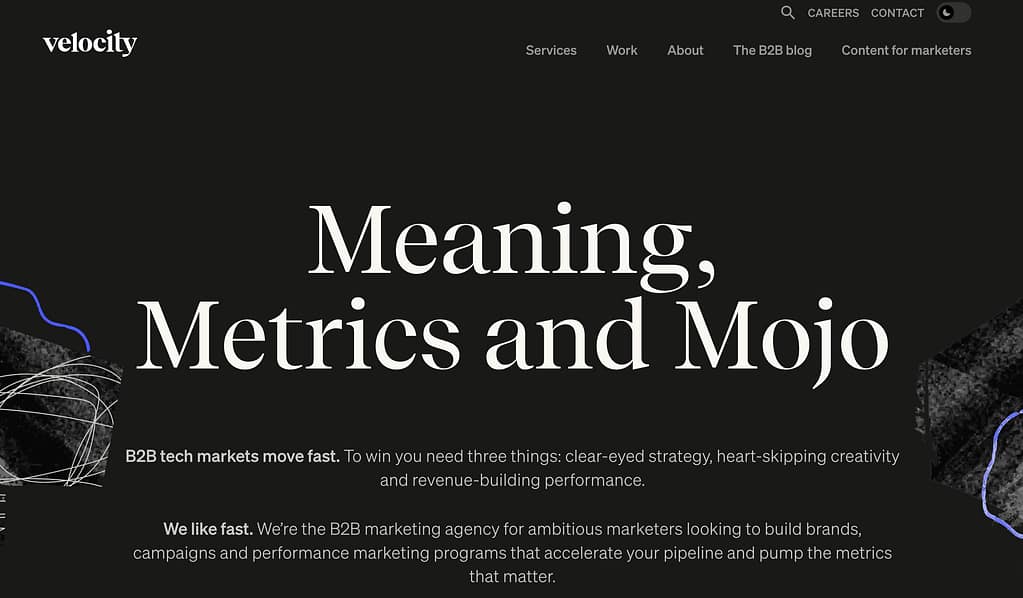 Velocity Partners Screenshot