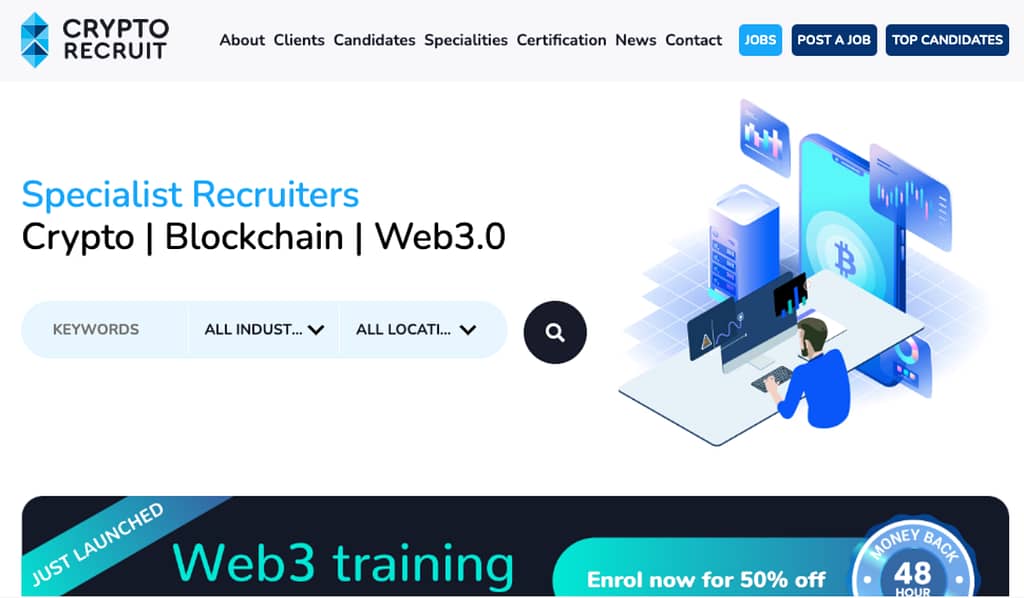 Crypto Recruit Screenshot