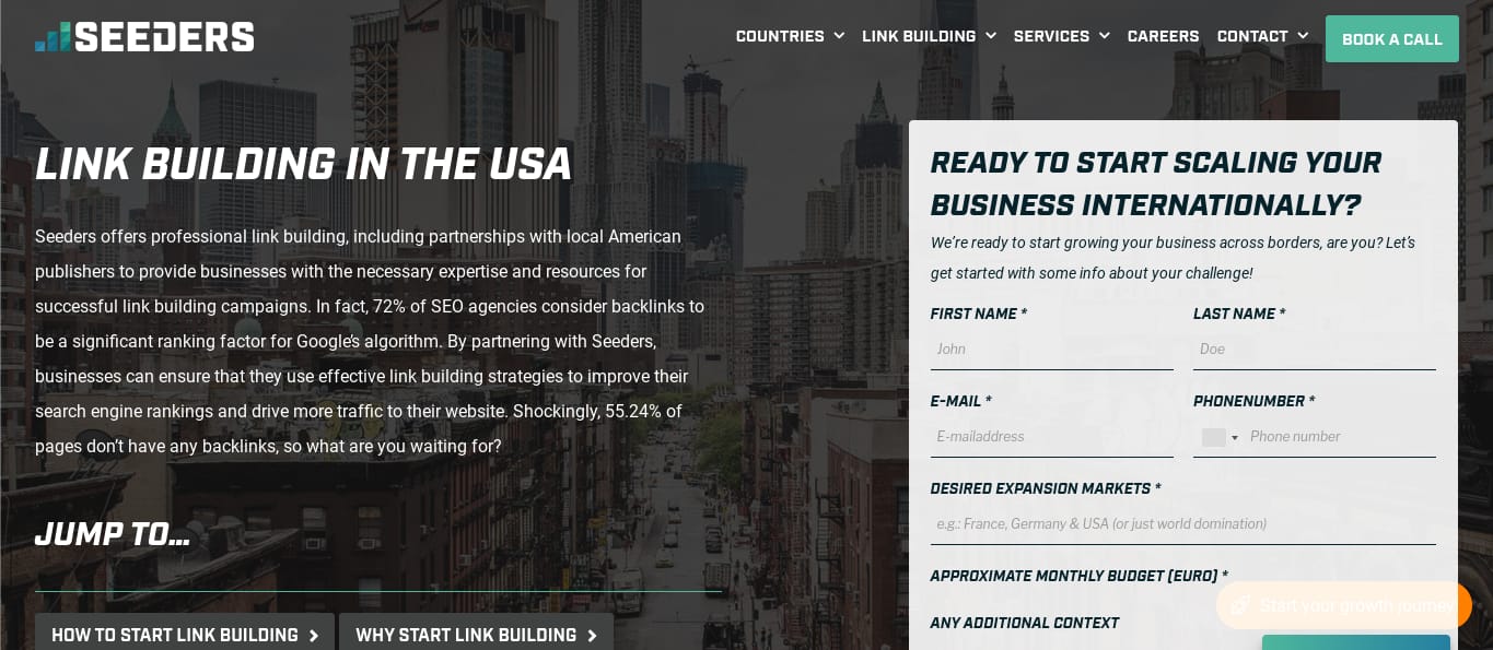 seeders.com website screenshot