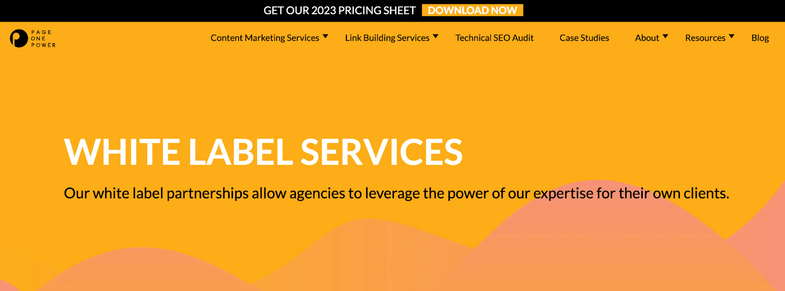 Page one power screenshot