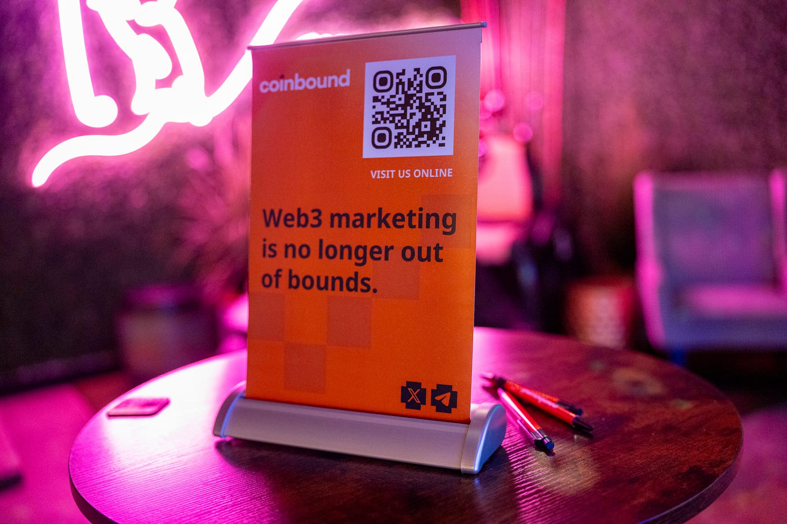 Coinbound happy hour