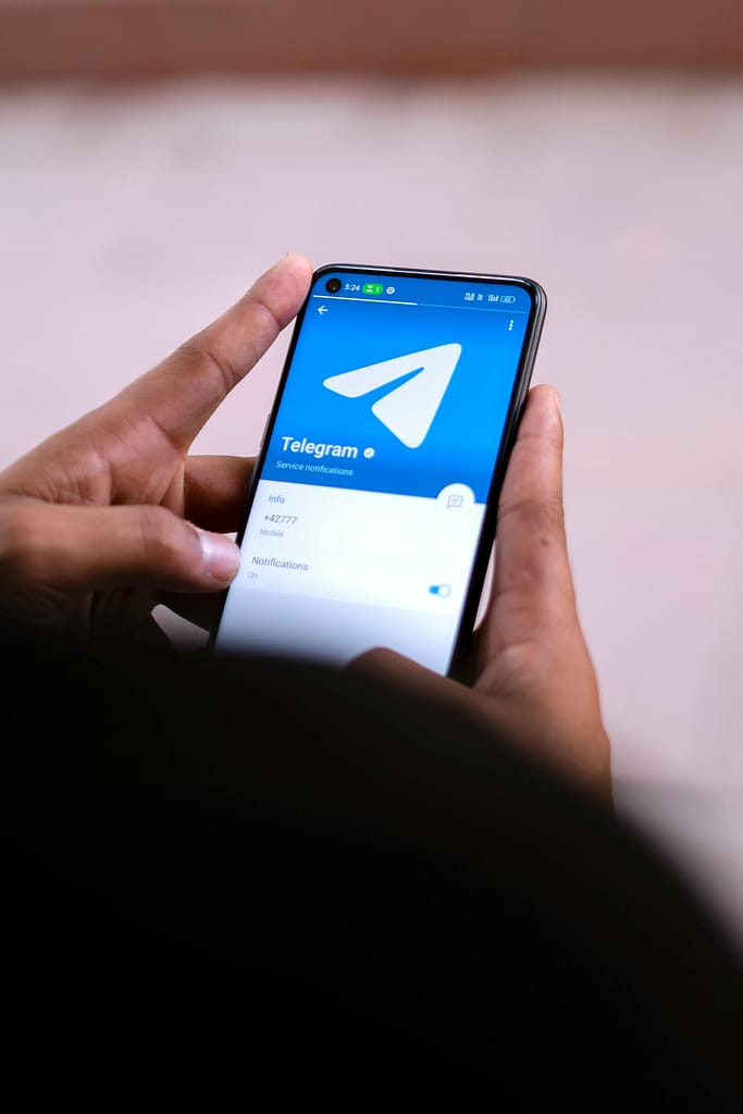 Telegram on phone
