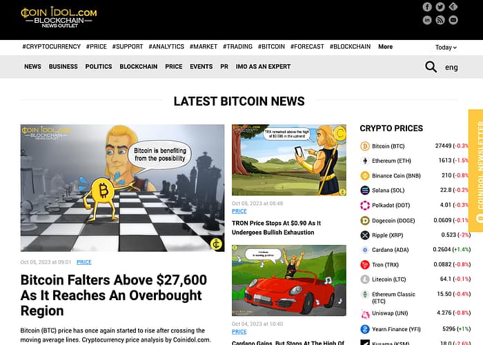 Coin Idol screenshot - Best cyrpto blogs to follow