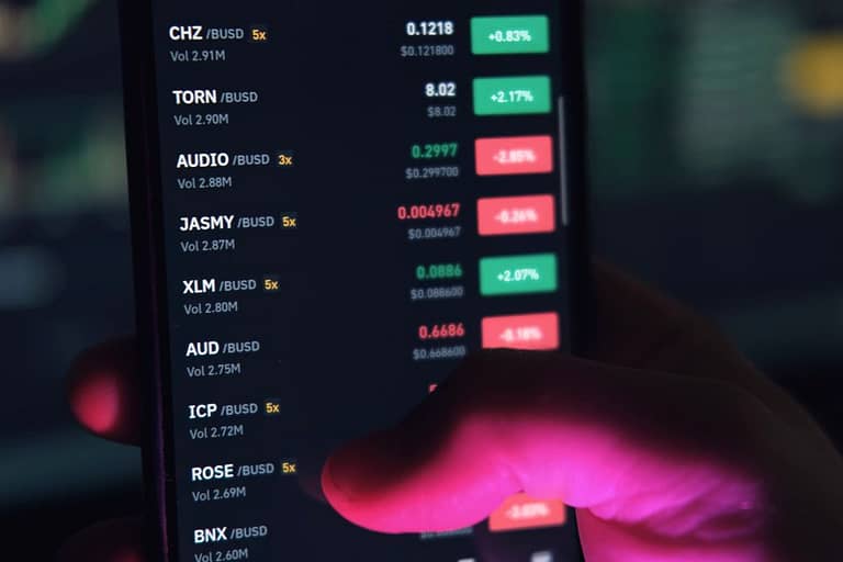 crypto exchange listing mobile view