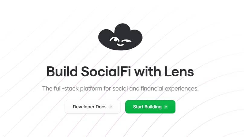 Lens Protocol web3 social media screenshot
