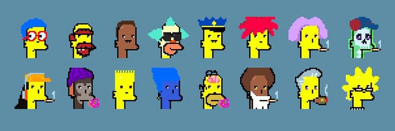 Simpsons-inspired NFT Collection Gained $2.5M in Sales Springfield