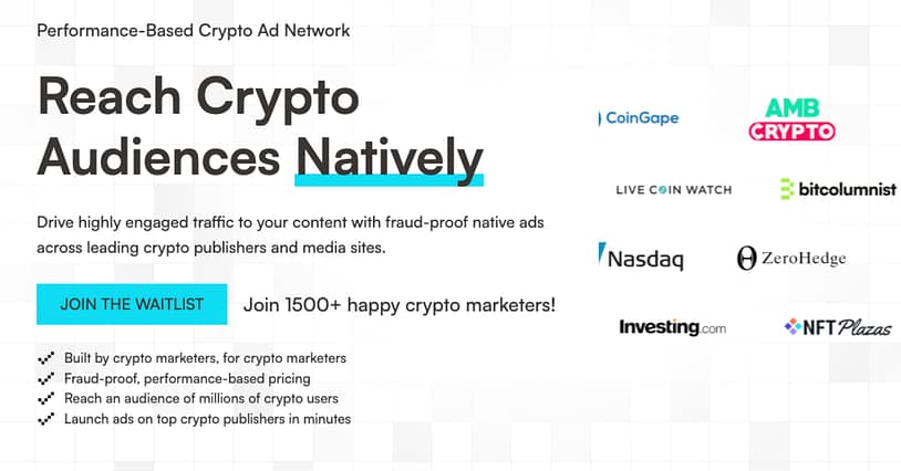 My Honest Review of Mintfunnel: Top Crypto Ad Network Backed by Coinbound Mintfunnel Ads Screenshot
