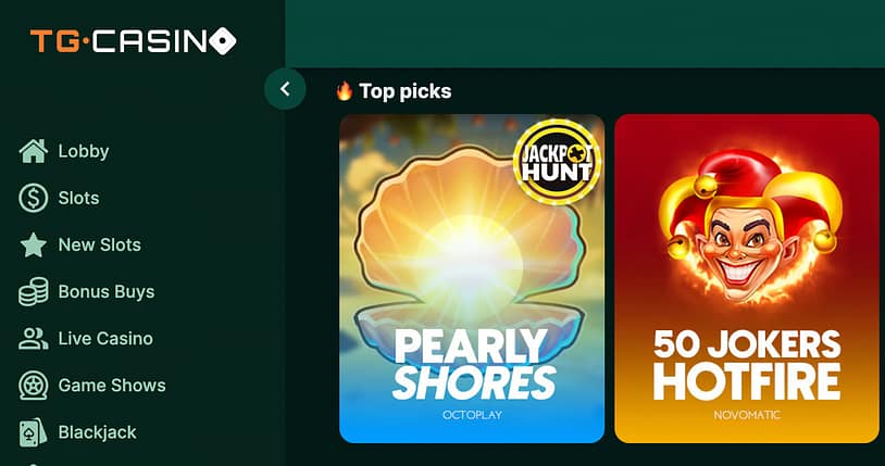tg casino review