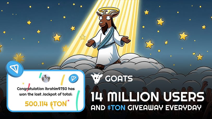 $GOATS: A Mini-Game Phenomenon, Massive Airdrop, Huge User Base, and Major $TON Rewards
