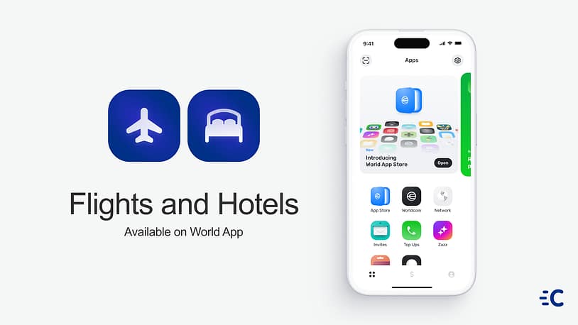 Cryptorefills Launches “Flights” and “Hotels” Mini Apps on World App