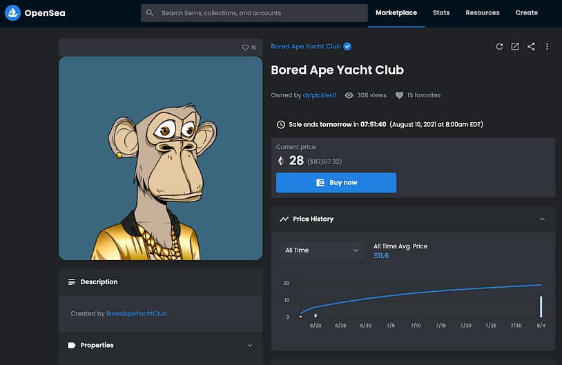 Buy Bored Ape Yacht Club
