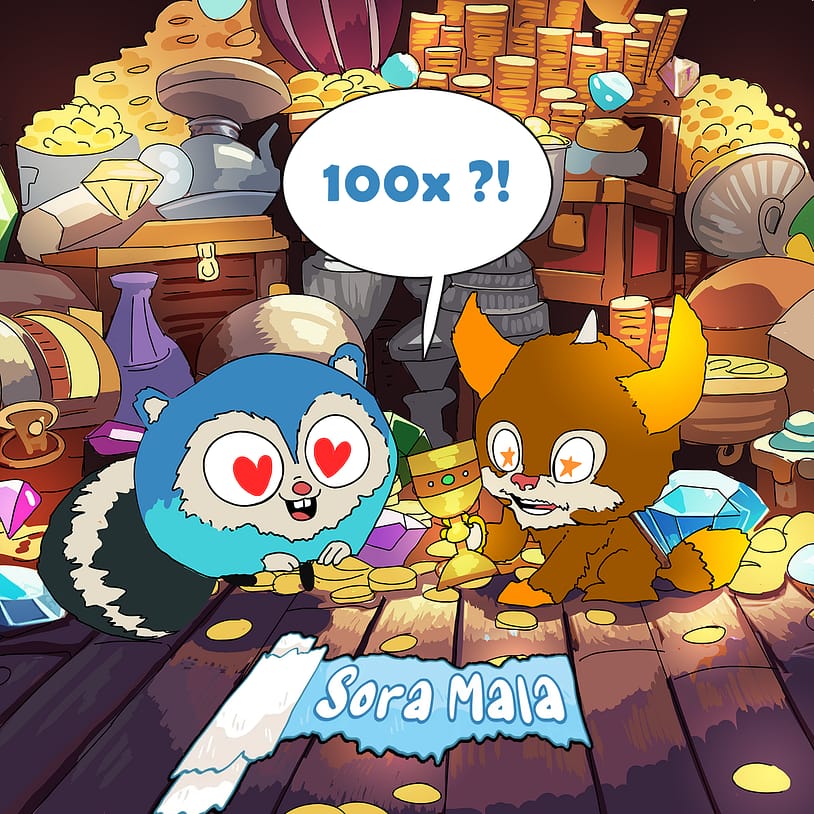 New Solana-based Stealth sortie!! The $SORAMALA meme, created to pay homage to the birth of the greatest technology in history, Sora AI, grows 100x, and sets out to become the next BONK.