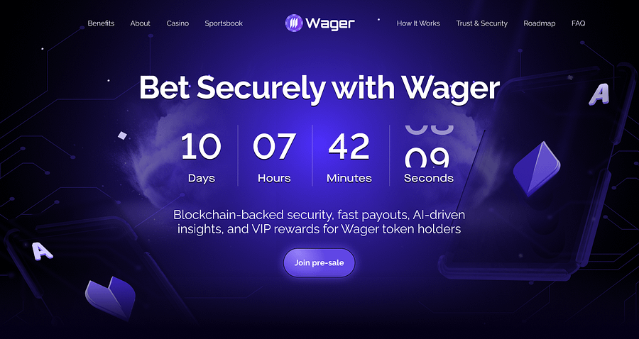 Wager website by Coinbound