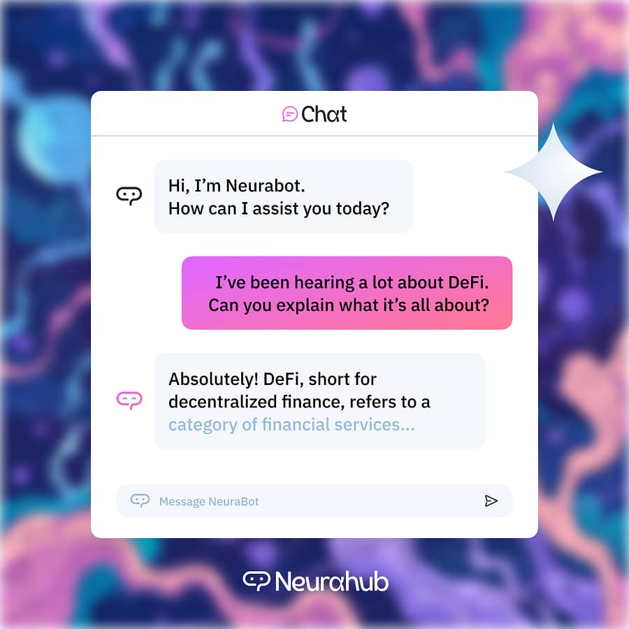 Neurahub product ui by Coinbound