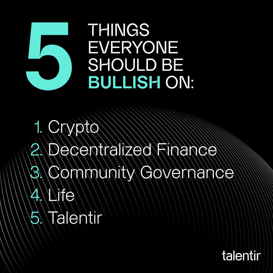 Talentir social creative by Coinbound