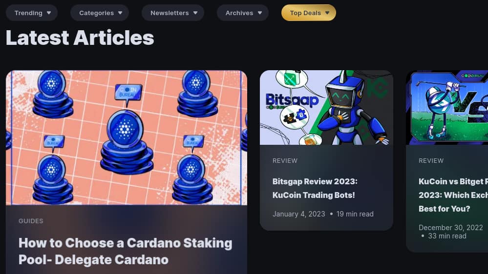 The Coin Bureau screenshot - Best cyrpto blogs to follow