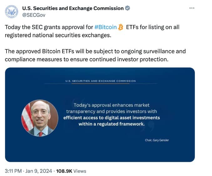 Crypto Market Awaits Spot Bitcoin ETF Decision Following SEC Hack