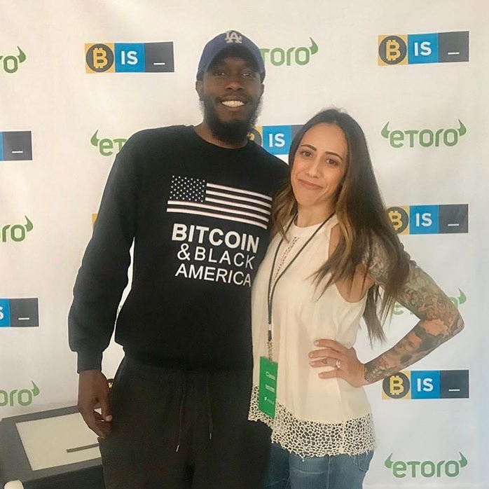 CryptoWendyO at the Bitcoinis_ event