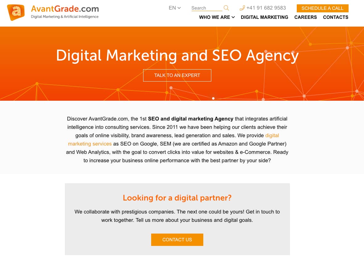 Avantgrade screenshot