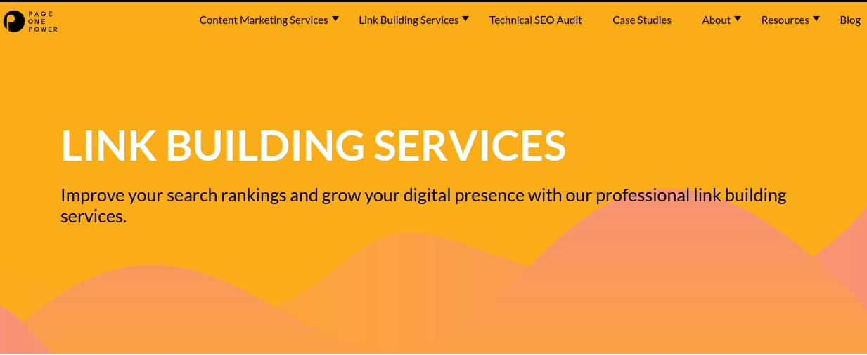 Page one power website