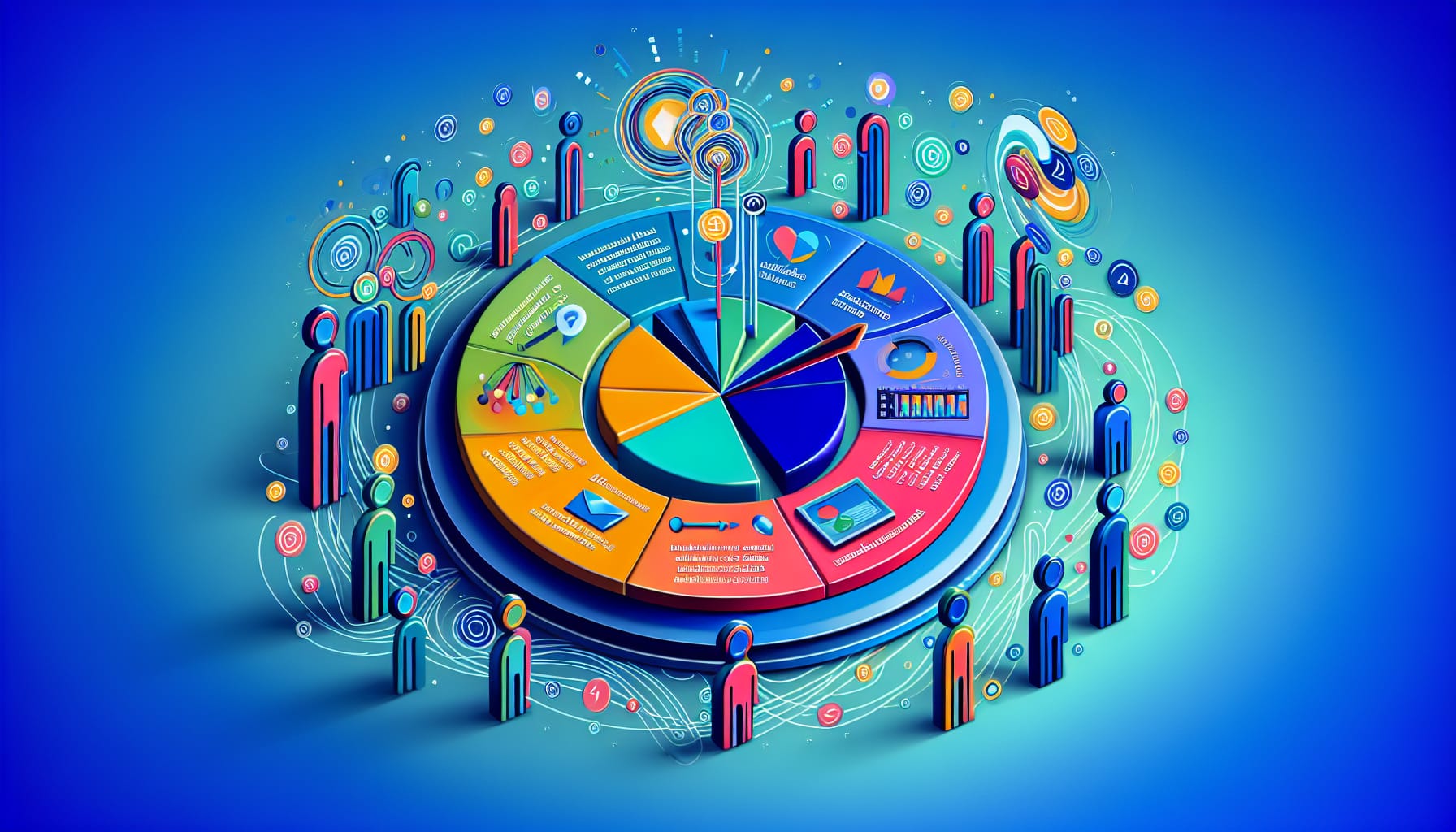 An eye-catching infographic illustrating the impact of multimedia integration in crypto press releases.