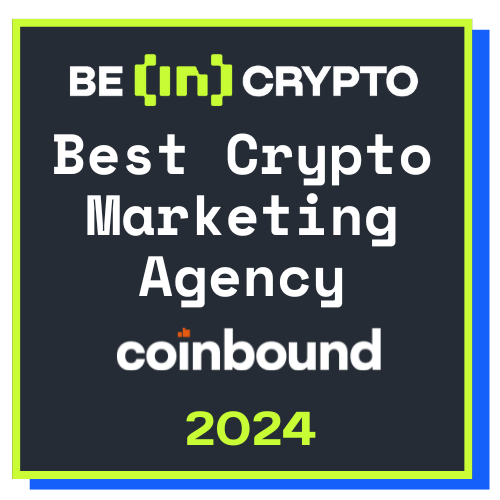 BeInCrypto Award for Best Crypto Marketing Agency 2024