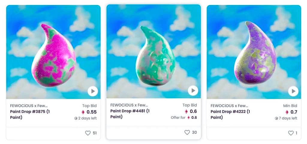 Paint Drop NFT 